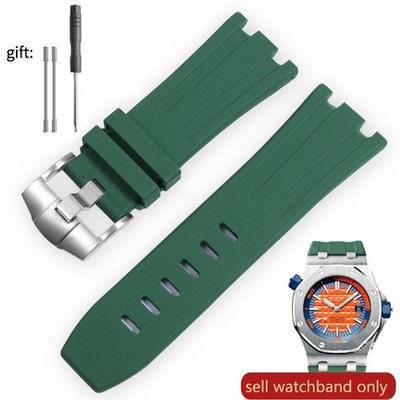 Silikon-Uhrenarmband passend für Royal Oak Offshore...