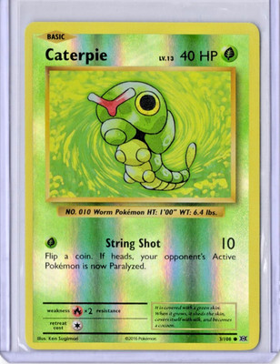 Caterpie 3/108 Evolutions Reverse Holo