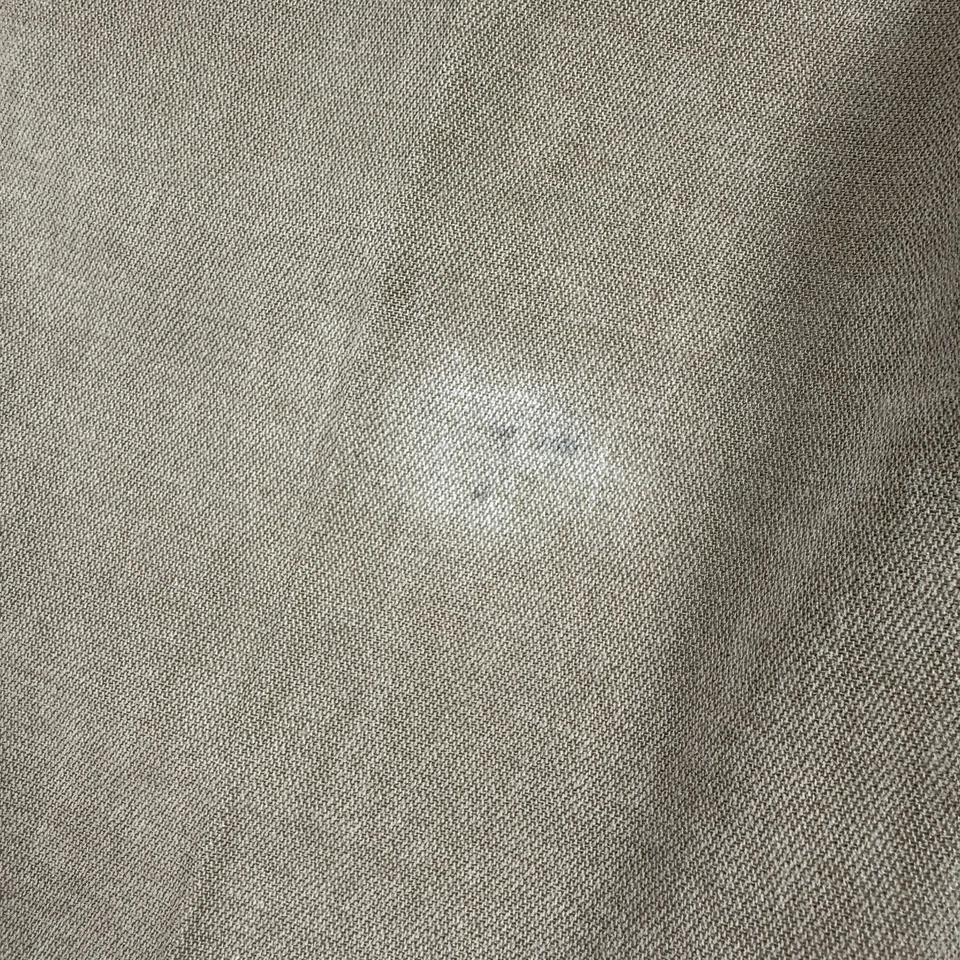 Pantalones de algodón beige para hombre Loro Piana 54 38x32 hechos en Italia calce recto grueso Foto 3 de 4