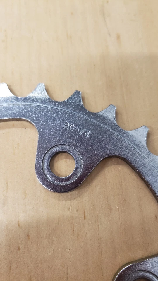 Vintage Chainring 30t 74mm bcd 30-V4 Road Mountain Universal Gray - Image 3 of 4