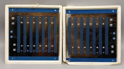 Lot of 2 MUPAC 3412029-01 Wire Wrap Prototype Boards Gold Plated Pins Vintage