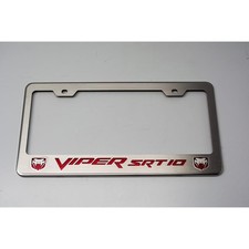 Plate Frame Wred Carbon Fiber Viper Srt 10 Inlayfangs For 03-07 Dodge Viper Plate Frame Wred Carbon Fiber Viper Srt 10 Inlayfangs For 03-07 Dodge Viper
