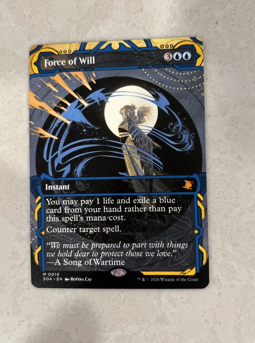 Collectible Individual Force of Will Card Games in English for