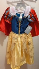 Disney Store Snow White Costume Gown Princess Child Size Small 5/6 Silhouette