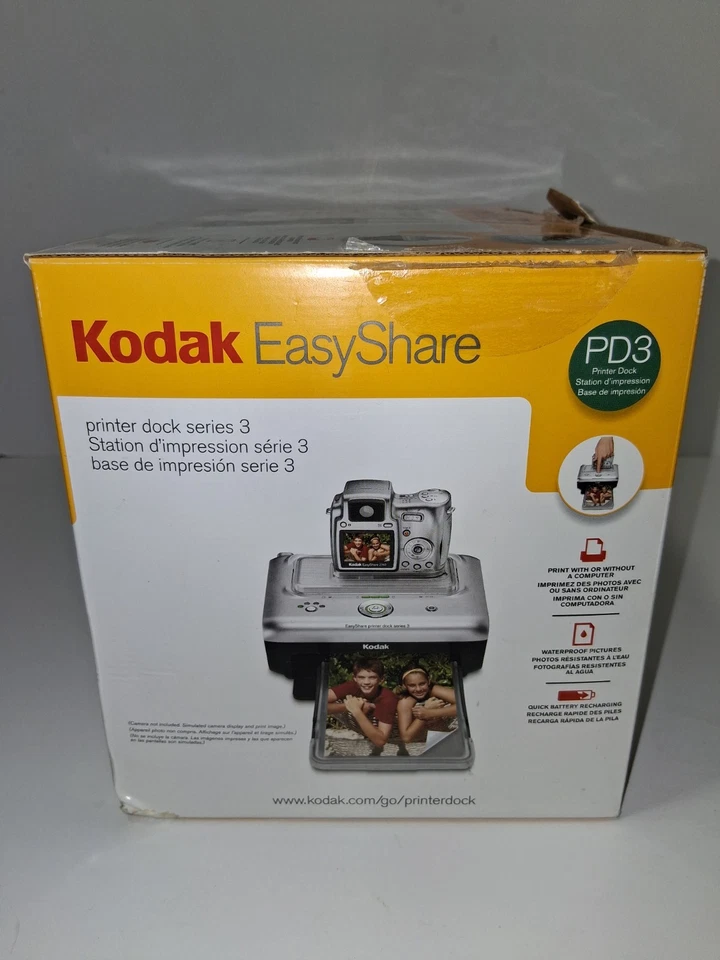 Kodak Easyshare Printer Dock Series 3 Silver Digital Photo Printer With Box - Image 2 of 4