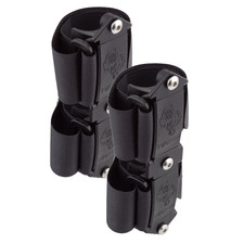 Pack of 2 TwoFish Quick Cage 3 Bolt Adapter: Black Anodized