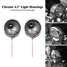 4.5'' Auxiliary Fog Light Housing Bracket For Harley Electra Glide Road King