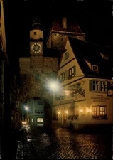 Hotel Markusturm Rothenburg Ob Der Tauber Germany vintage postcard s271