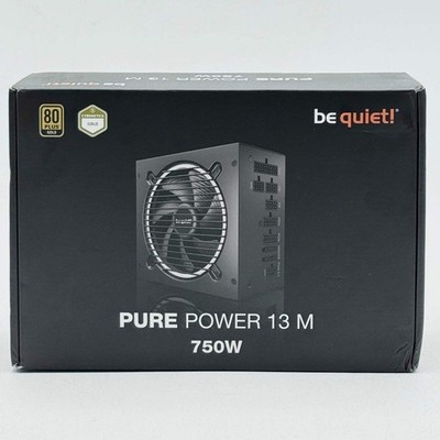 New be quiet! Pure Power 13M 750W L13-M-750W 80 Plus Gold 750W Modular PSU