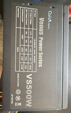 Apevia VS500W 500W ATX Power Supply Black 115V/230V 8A/4A AP150*002 MPN