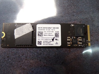 WD SN740 512Gb M.2 2280 PCIe 4.0 NVMe Internal Solid State Drive #17202