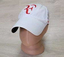 Gorra Nike Roger Federer 'NikeFit' Blanca Roja Adulto RF Logo