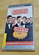 PSP UMD Video American Wedding Extended Party EdComedy Movie Sony PSP Tested