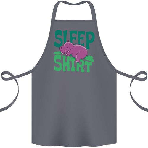 Camicia Da Notte Hippo Pigiama In Cotone 100% Biologico - Foto 11 di 30