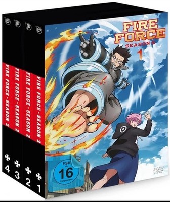 Fire Force - Staffel 2 - Gesamtausgabe - Bundle Vol.1-4 - DVD - NEU