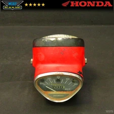 1969 HONDA CT90 HEADLIGHT + SPEEDOMETER GAUGE HEADLIGHT HEAD LIGHT BUCKET ~ OEM 