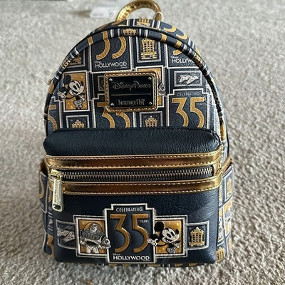 Disney Parks Hollywood Studios 35th Anniversary Loungefly Mini Backpack NEW