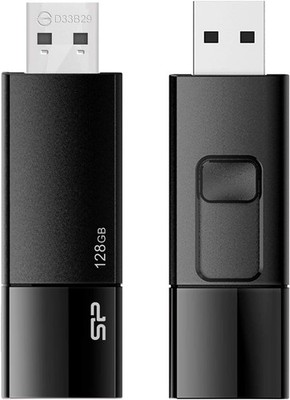 Silicon Power Blaze B05, 128 GB, USB Typ-A, 3.2 Gen 1 (3.1 Gen 1), Dia, 9,2 g, S