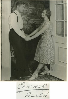 Allen Connor Schauspieler mit E. Lowry antikes Filmfoto