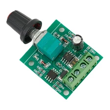 DC Motor 1.8V 3V 5V 6V 12V PWM-Speed Controller Potentiometer Knob/ Switch-Kit