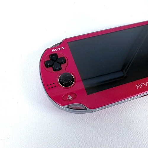 Sony PlayStation PS Vita PCH-1000ZA03 rosso cosmico dal Giappone - Foto 4 di 17