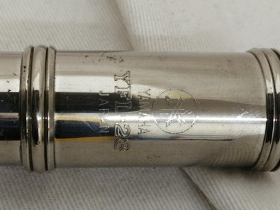 YAMAHA YFL-23 Flute Silver E mechanism Used with Hard Case
