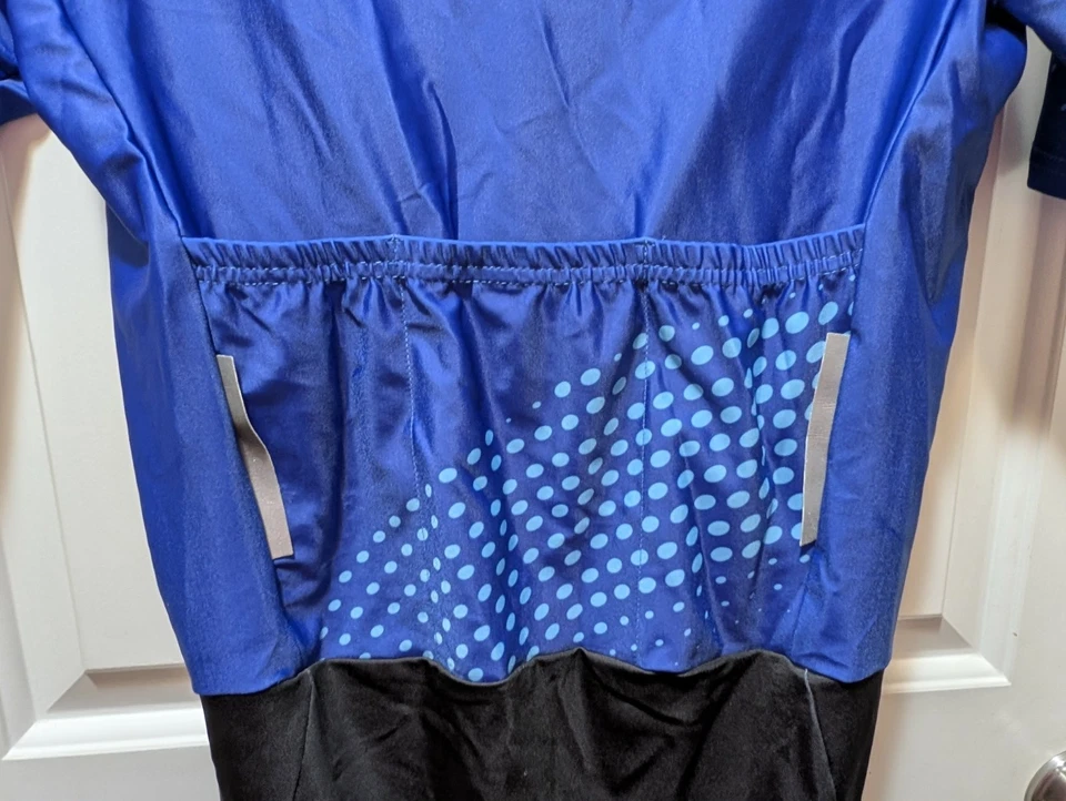 NEW! Tri Skin TriSuit Women's XL Blue/Black Cycling Clothing Triathlon Endura - Image 4 of 4