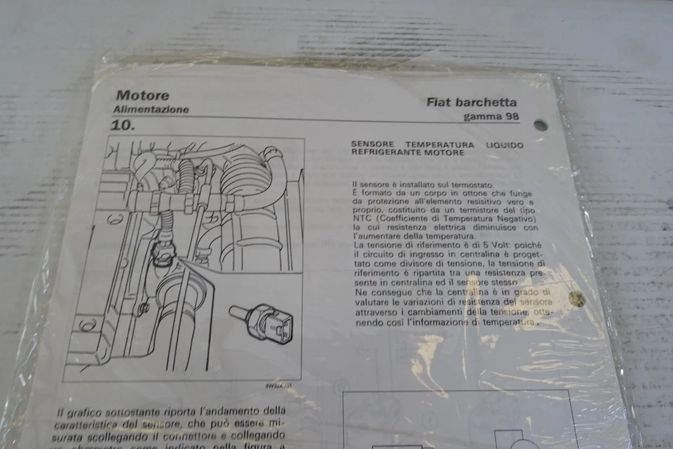 aggiornamento al manuale officina Fiat Barchetta alimentazione schemi elettrici - Immagine 3 di 3