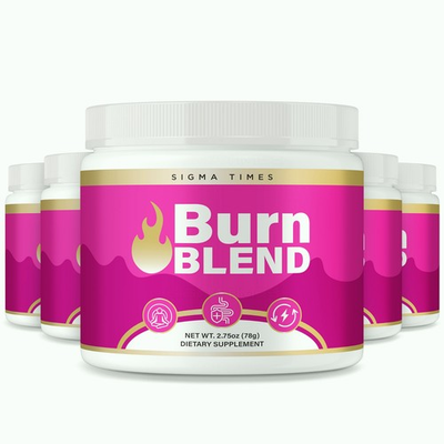 #ad Burn Blend Powder BurnBlend Fat Burning and Weight Loss Formula 5 Pack $99.95