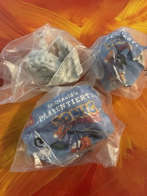 Mc Donalds Sonic The Hedgehog - 3 Stück