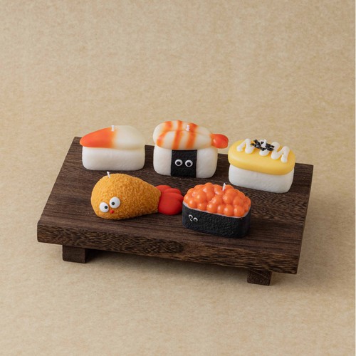 Handmade Sushi Platter Scented Candle - Picture 2 of 14