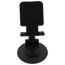 Rotating Phone Stand: Adjustable Desk Cell Phone Holder - Square Rotating Base