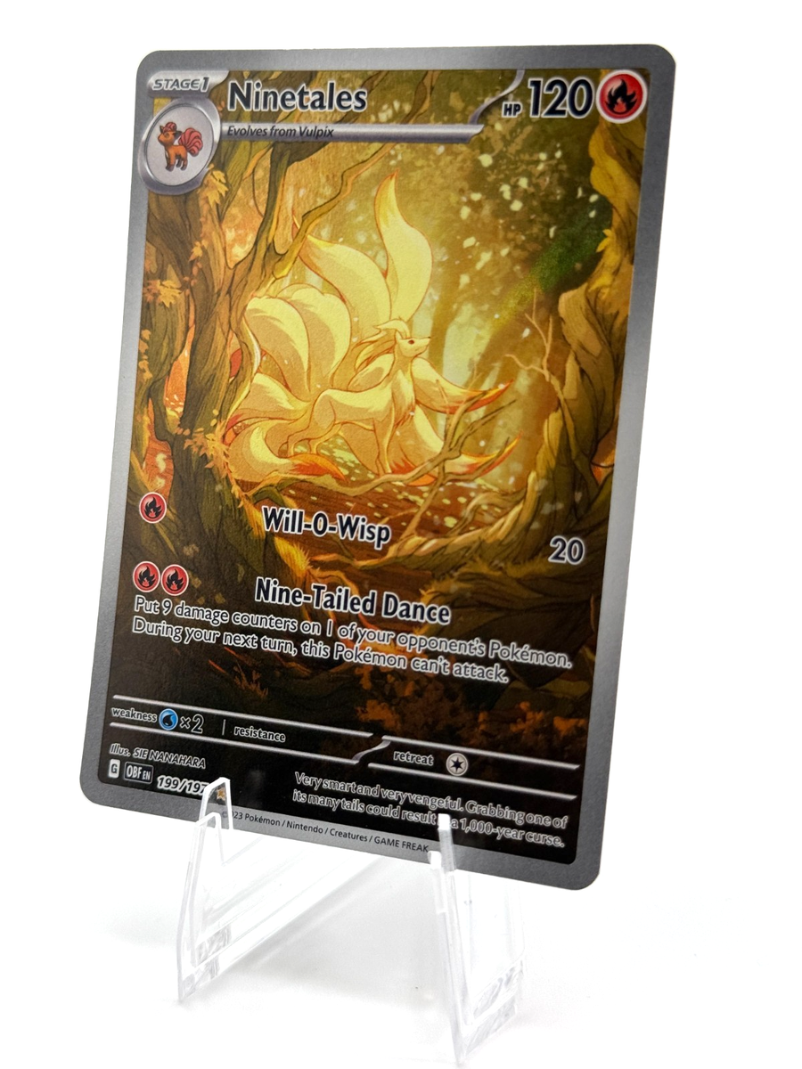 Pokemon Ninetales 199/197 SV03: Obsidian Flames | eBay