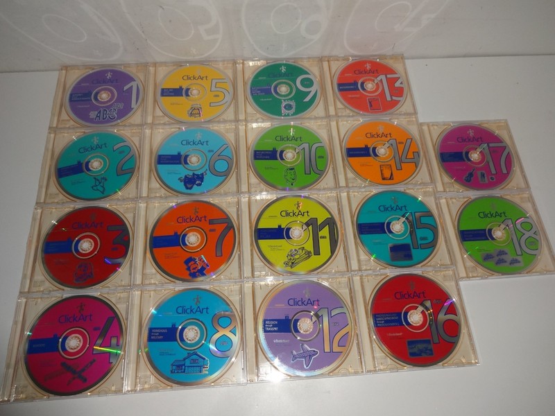 18  Broderbund Windows  ClickArt CD Collection