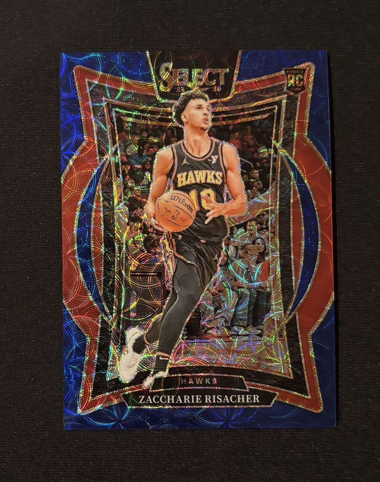 2024-25 Panini Select Zaccharie Risacher #86 RC Rookie Card Blue Scope #’d/249