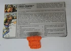 1993 GI JOE FILE CARD/BACKPACK/MISSILE LAUNCHER FOR CROSS COUNTRY V2 FIGURE