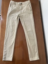 ZARA Kids Boys Khaki/Chino Adjustable Beige Pants - Sz 10 Basic Collection
