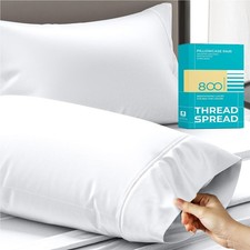 100 Egyptian Cotton Pillow Cases King - 800 Thread Count White King Pillow C...
