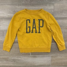 GAP Sweatshirt Kids Logo Solid Color Crewneck Pullover Size Medium