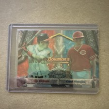 1994 Bowman's Best #102 Tim Salmon Chad Mottola Angels Reds Baseball Vintage