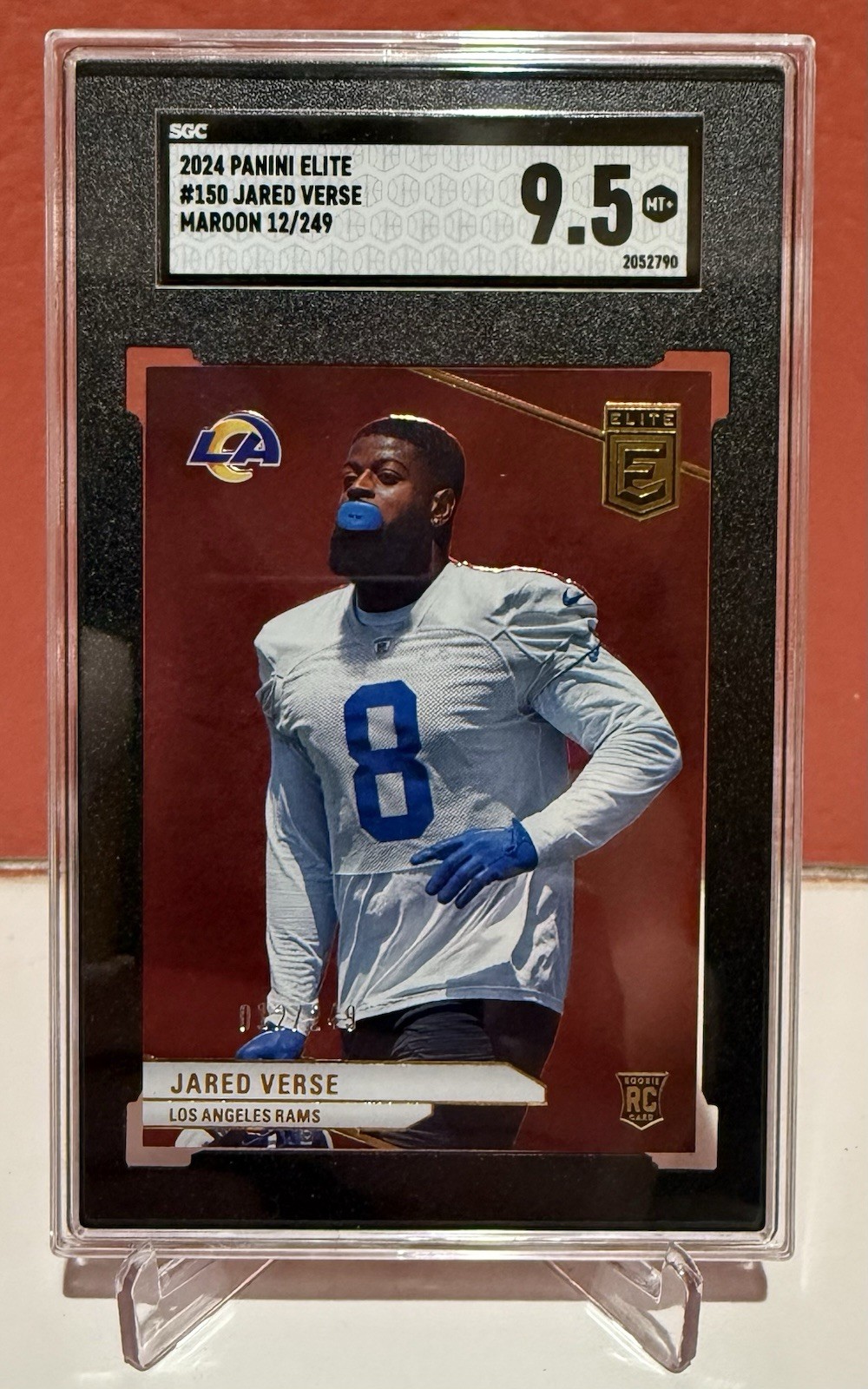 2024 Panini Donruss Elite - Rookies Jared Verse #150 Maroon /249