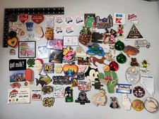 Lot Of 80 Vintage Magnets 1980s 1990s Estate Collection