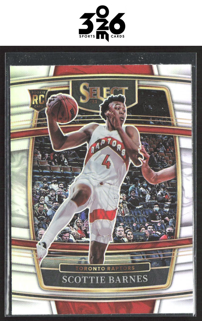 Scottie Barnes 2021-22 Panini Select Silver Prizms Rookie #74