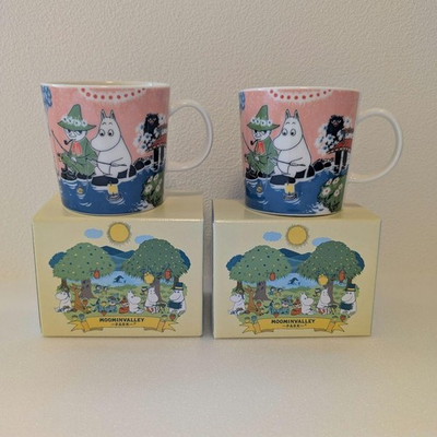 #ad #ad Set of 2 Moomin Arabia Mug 2026 SIMPLE JOY Moominvalley Park Limited Edition $224.00