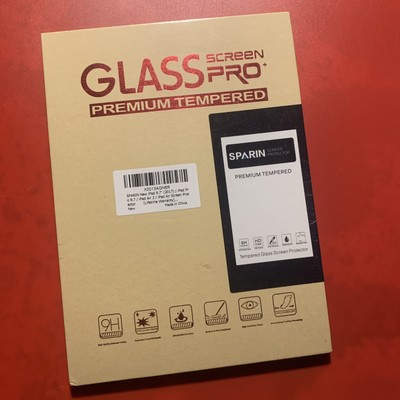 Sparin Glass Screen Pro Premium Tempered Screen Protector for iPad 9.7 & Air