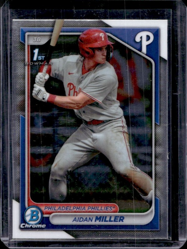 2024 Bowman Aidan Miller Chrome 1st Prospect #BCP-27 Phillies
