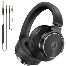 Studio Monitor DJ Headphones 50mm Drivers Black