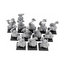 GW WHF Dwarfs Plastic Battle for Skull Pass Dwarf Warriors #12 NM