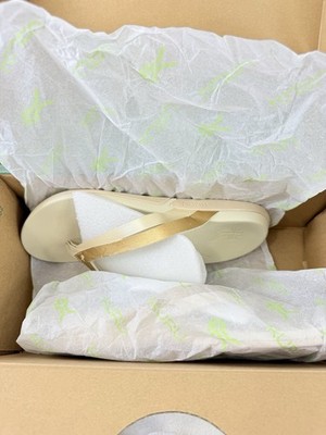 Kuru Womens Flip Flops 10 Kala Sieva Leather Sandals Plantar Fasciitis New