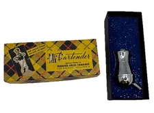 Vintage 1950s Mr. Bartender Mid-Century 1 Pour Jigger Original Box Barware